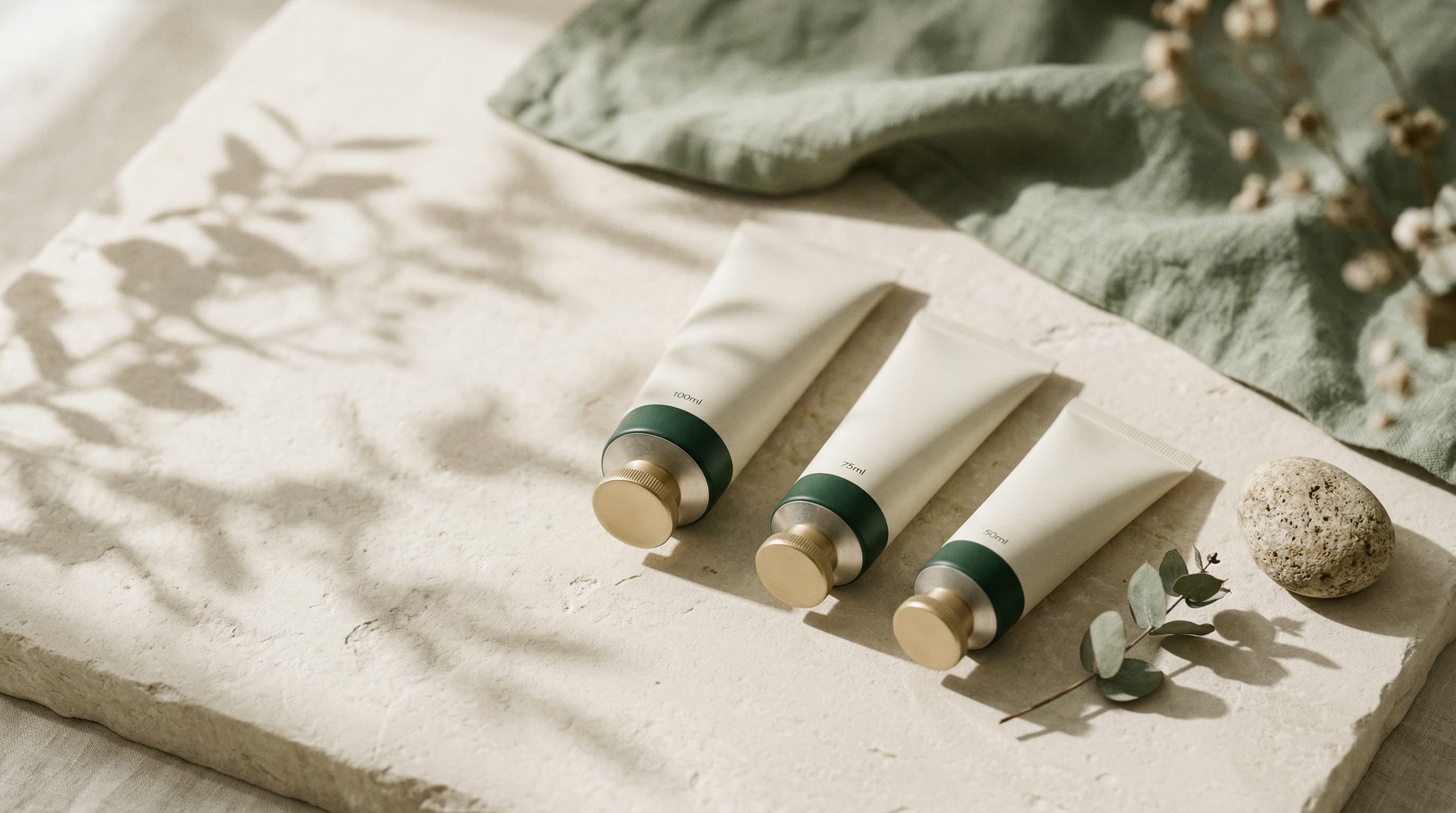 Cibdol medical-grade CBD skincare products Aczedol Zemadol Soridol displayed on clean surface
